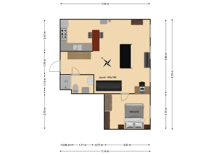 Floor Near Ferry Terminal - Free Parking * Tallinn